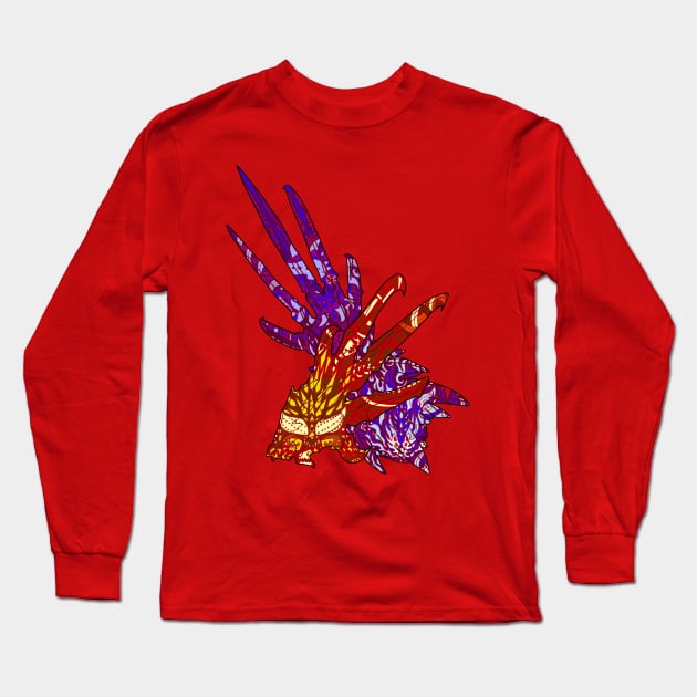 Duel Blade Slaughter Long Sleeve T-Shirt by paintchips